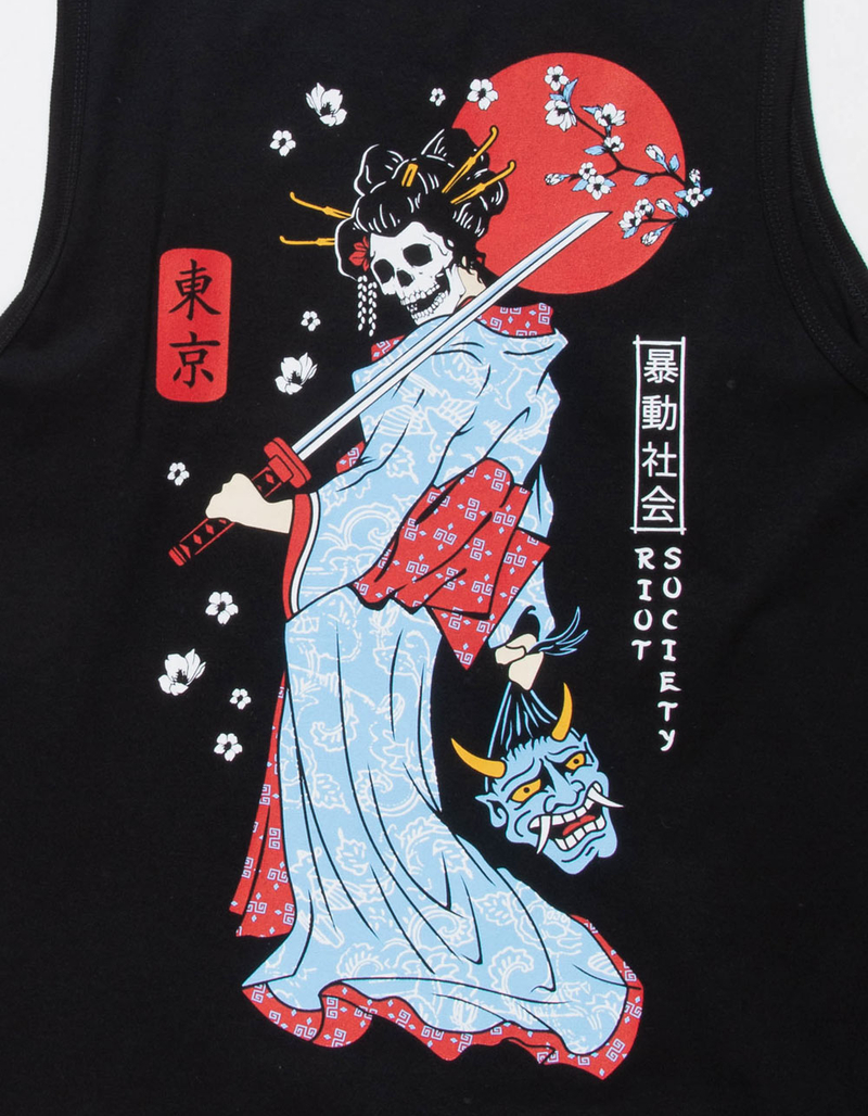 RIOT SOCIETY Geisha Mens Tank Top image number 2