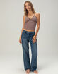 RSQ Womens Low Rise Loose Straight Jeans image number 1