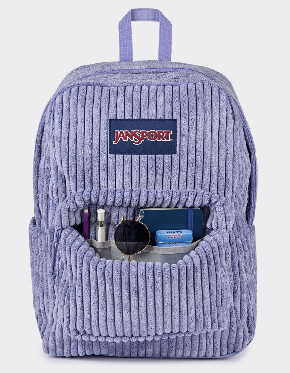 JANSPORT SuperBreak Plus FX Backpack - SURREAL CORDUROY LAVENDER