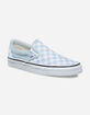VANS Checkerboard Baby Blue Womens Slip-On Shoes image number 2