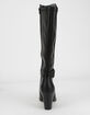 DELICIOUS Faux Leather Womens Knee High Boots image number 4