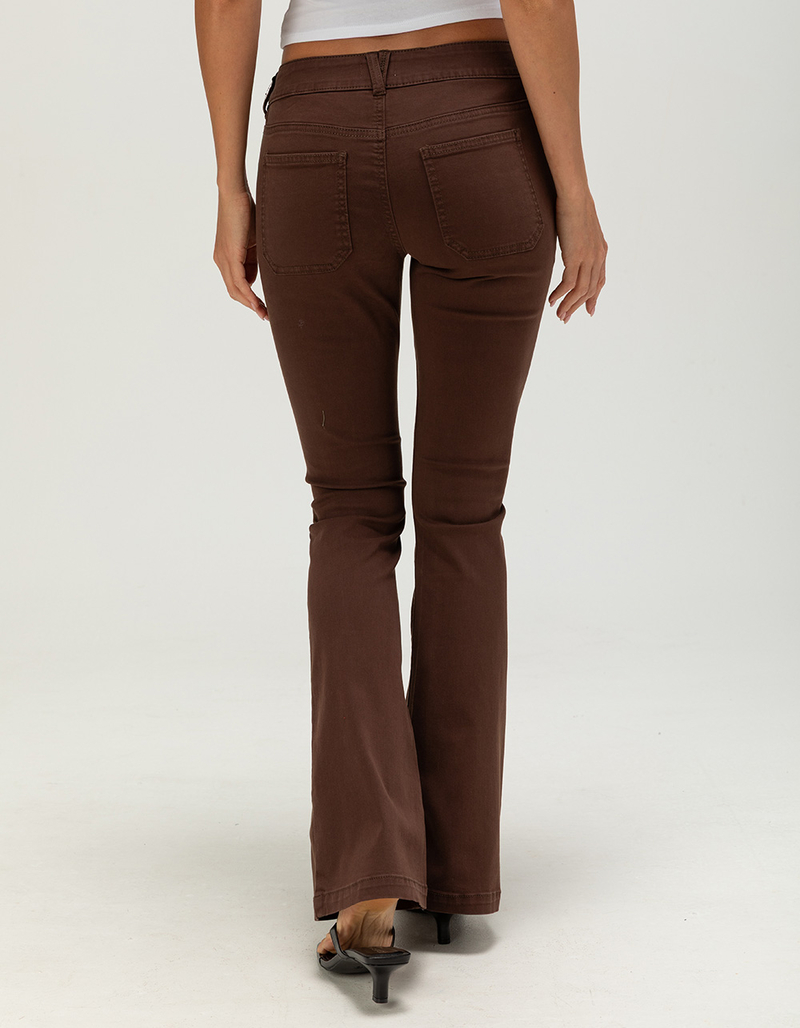 FULL TILT Low Rise Stretch Womens Utility Pants image number 3