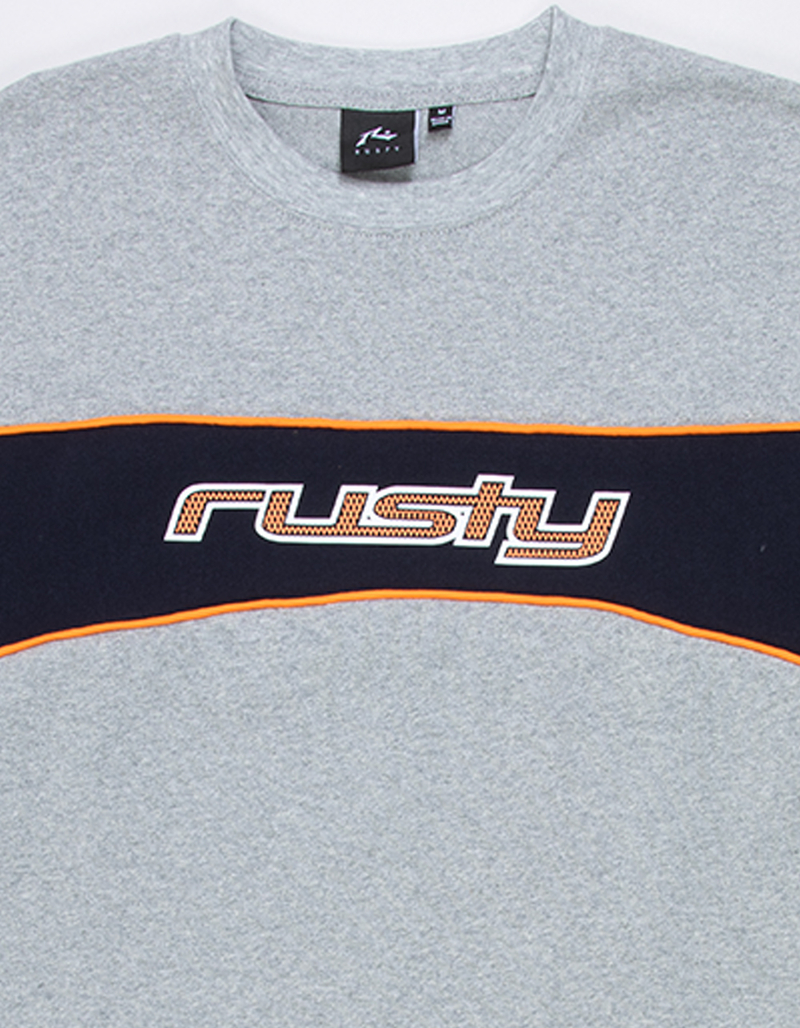 RUSTY Kinetic Mens Oversized Heavyweight Tee image number 2