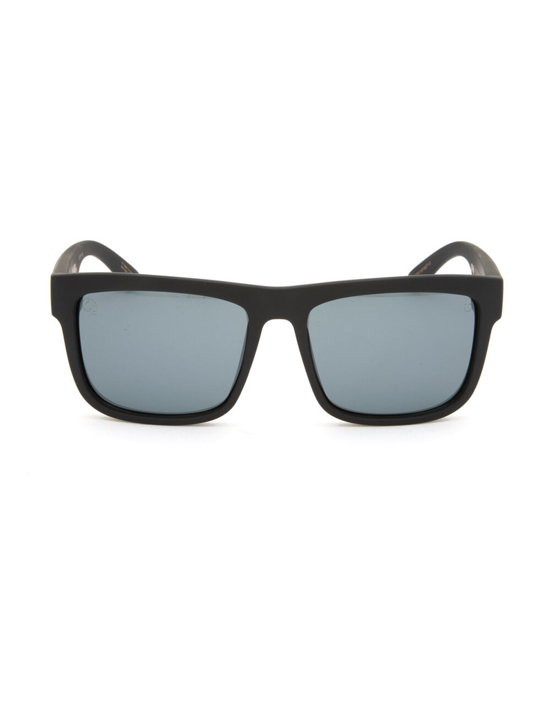 SPY Discord Matte Black Leopard Sunglasses image number 1