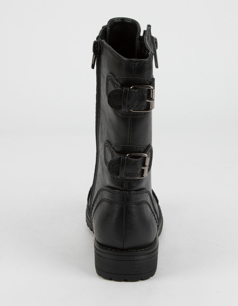 SODA Buckle Girls Combat Boots image number 3