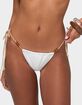 EDIKTED Milani Bead String Bikini Bottoms image number 1
