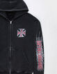 WEST COAST CHOPPERS Crawler Mens Zip-Up Hoodie image number 7