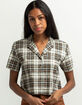 BRIXTON Bunker Womens Boxy Camp Shirt image number 1