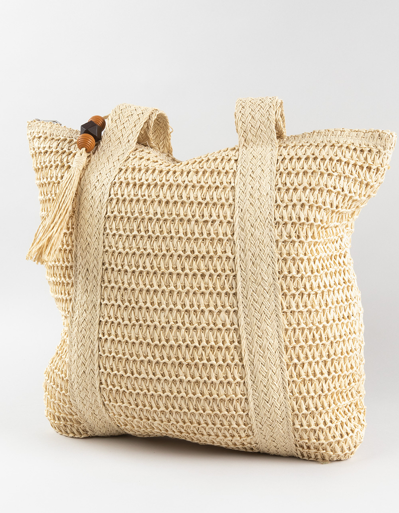Straw Tote Bag image number 7