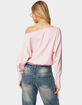 EDIKTED Off Shoulder Oversized Sweater image number 2