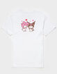 KUROMI My Melody & Kuromi Hearts Unisex Tee image number 1