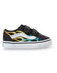 VANS Toddler Glow Flame Old Skool Velcro Shoes image number 3