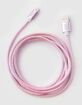 SARINA 6 Foot Iridescent Pink Lightning Cable image number 1