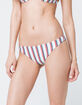 FULL TILT Textured Stripe Cheeky Bikini Bottoms image number 2