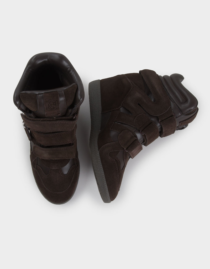 STEVE MADDEN Mavis Womens High Top Wedge Sneakers image number 4