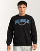 LOS ANGELES Olive Branch Unisex Crewneck Sweatshirt image number 3