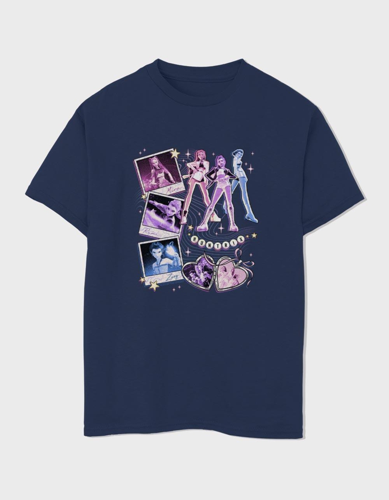 KPOP DEMON HUNTERS Huntrix Collage Unisex Kids Tee image number 0