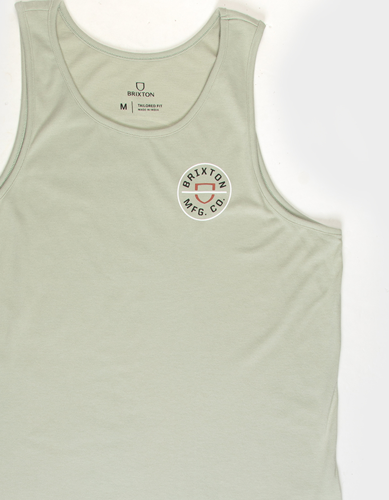 BRIXTON Mens Crest Tank Top image number 3