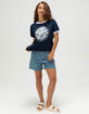 RIP CURL SG Wettie Womens Ringer Tee image number 2