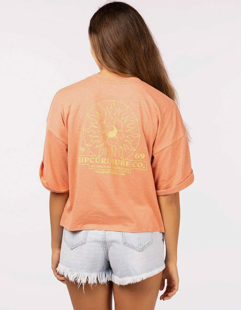 RIP CURL Better Days Heritage Womens Crop Tee image number 0