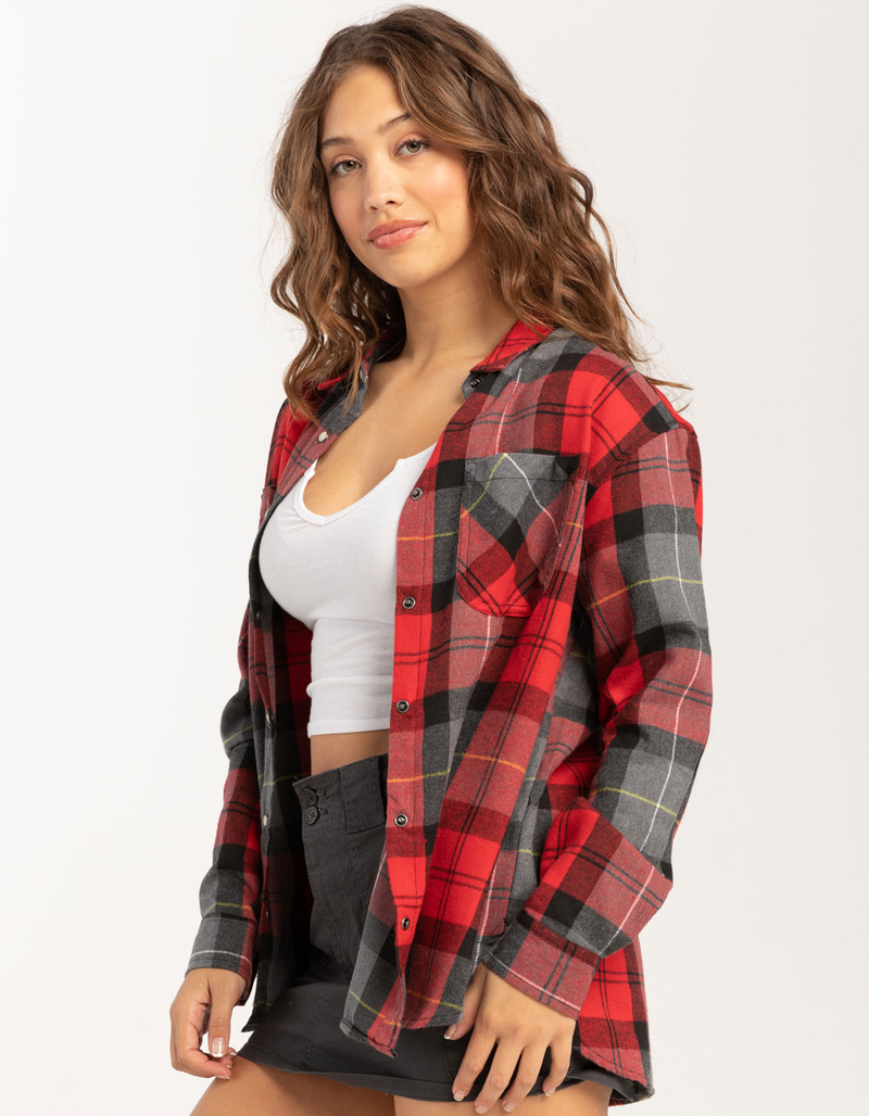 RSQ Womens Basic Flannel image number 2
