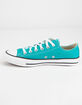 CONVERSE Chuck Taylor All Star Seasonal Color Green Womens Low Top Shoes image number 4