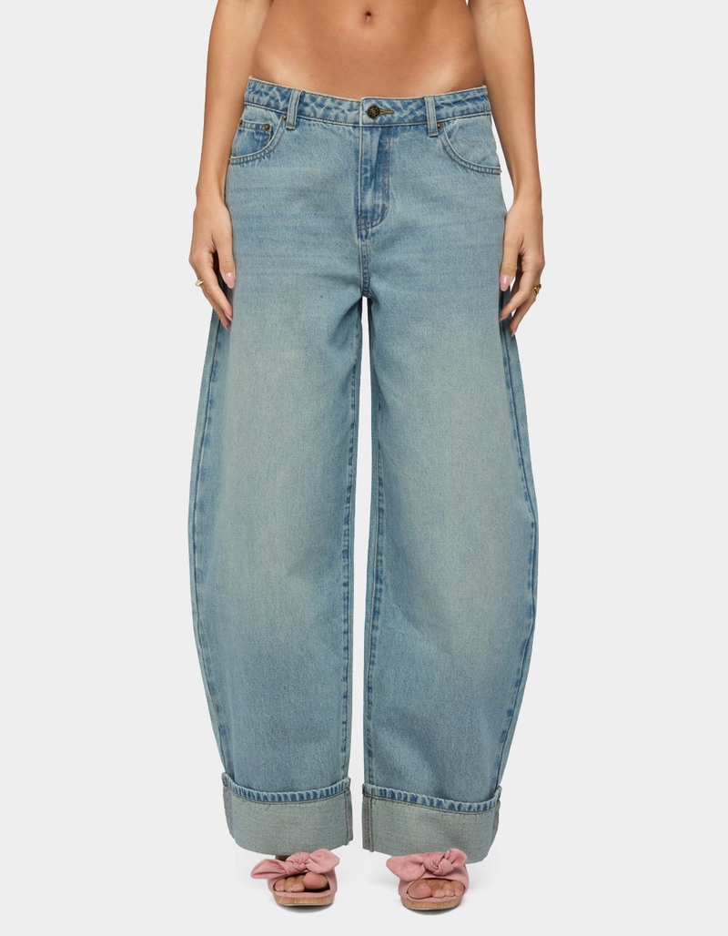 EDIKTED Kella Low Rise Baggy Jeans image number 0