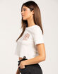 ICONIC ARIZONA Skull Mountain Womens Crop Tee image number 3