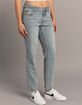 RSQ Womens Low Rise Straight Jeans image number 4