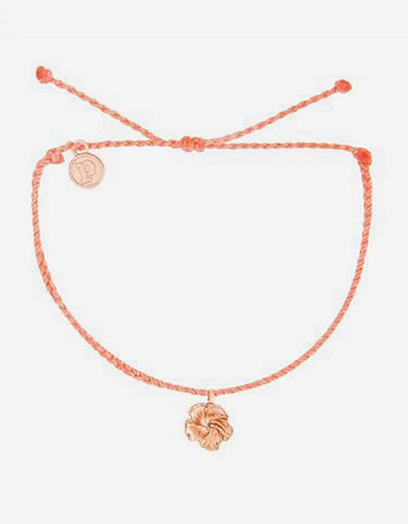 PURA VIDA Hibiscus Rose Gold Bracelet image number 0