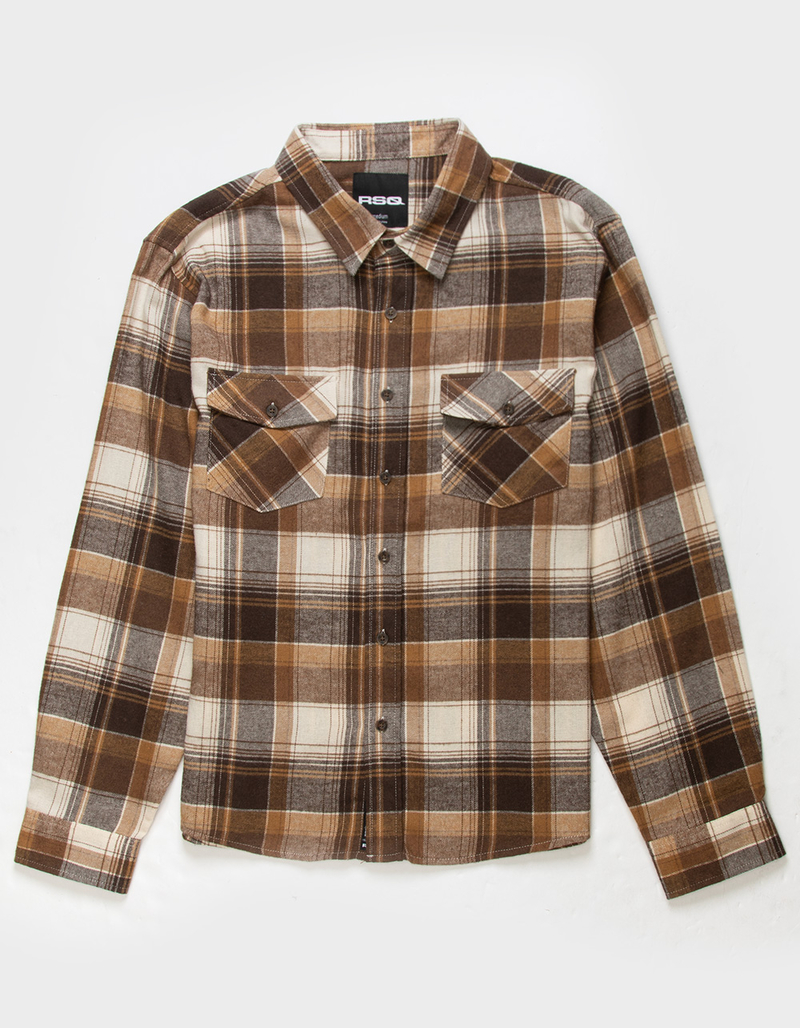 RSQ Mens Plaid Flannel image number 0