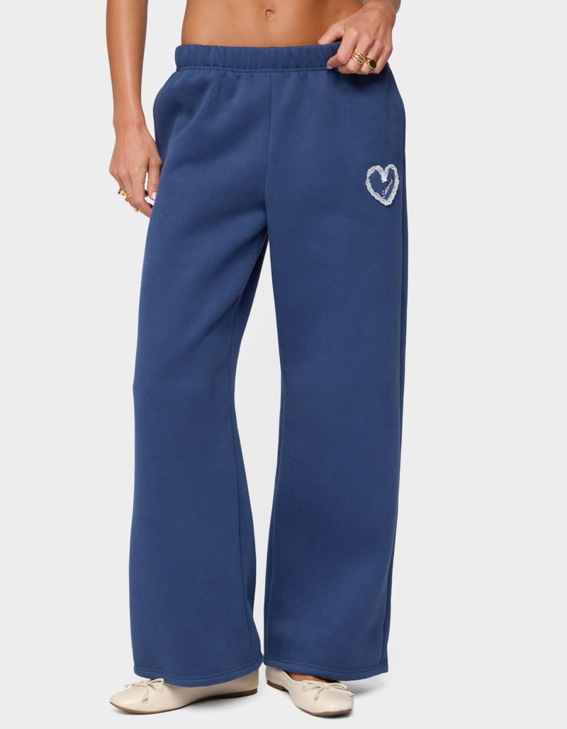 EDIKTED Love Edikted Wide Leg Sweatpants image number 0