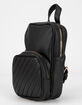 Textured Faux Leather Mini Backpack image number 2