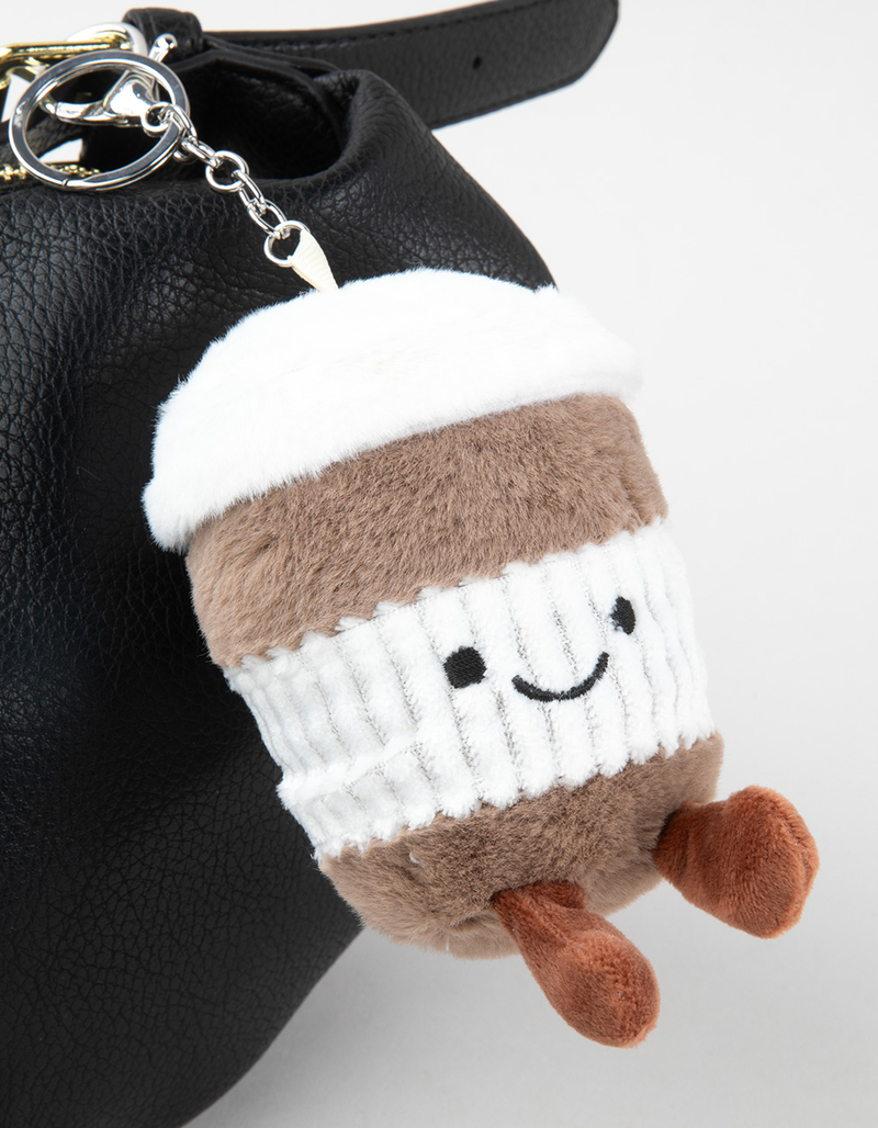 FULL TILT Coffee Cup Plush Bag Charm image number 2