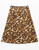 TEN SIXTY Animal Print Girls Midi Skirt image number 1