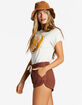 BILLABONG Road Trippin Womens Elastic Waist Shorts image number 2