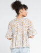 BLU PEPPER Floral Womens Babydoll Top image number 3
