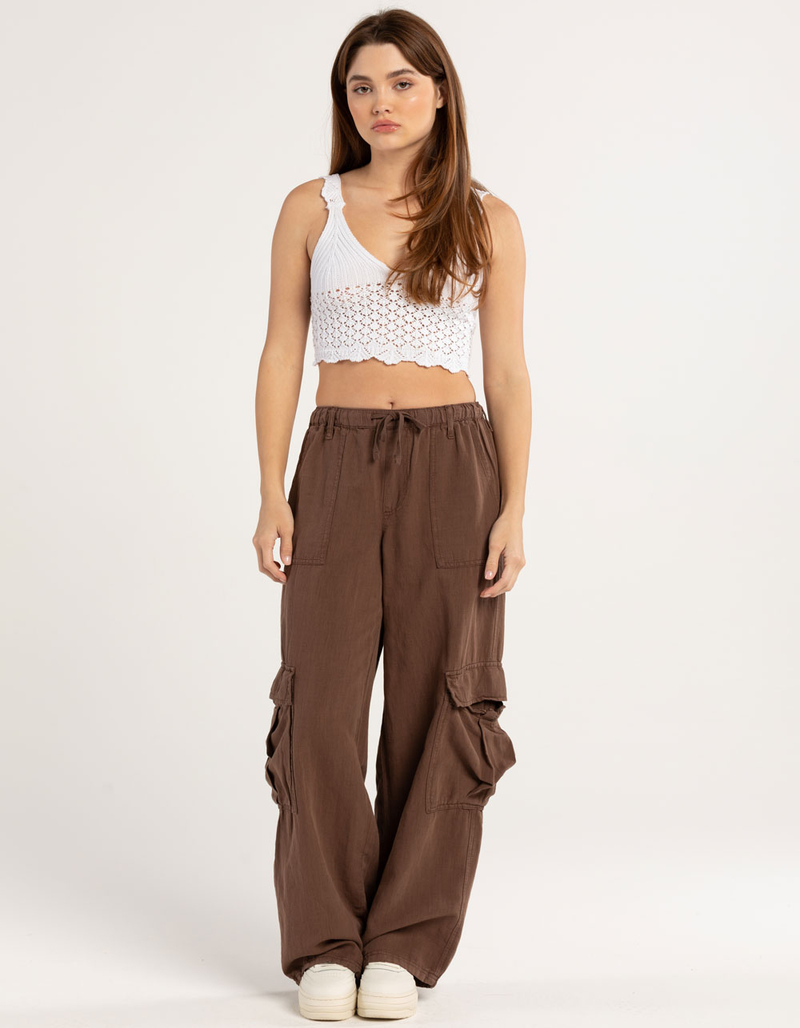 GENERATION K Crochet Tie Back Womens Top image number 3