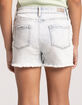 RSQ Vintage High Rise Destructed Girls Denim Shorts image number 6