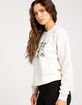FULL TILT Western Skeleton Womens Crewneck Sweatshirt image number 4