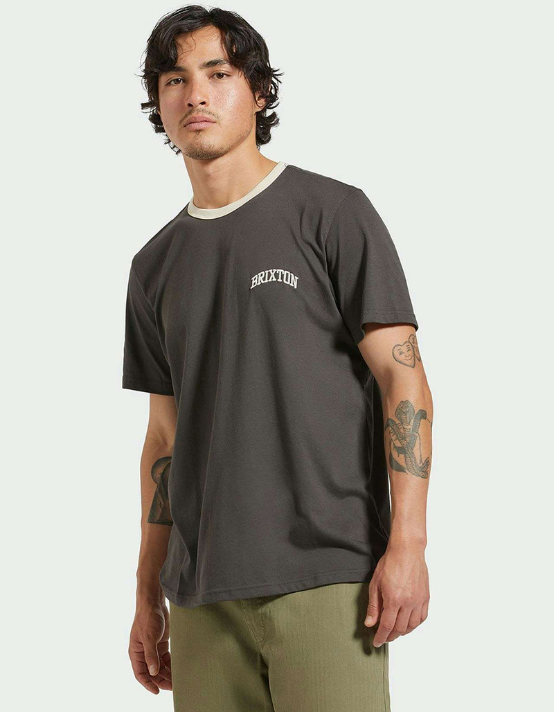 BRIXTON Varsity Mens Ringer Tee image number 1