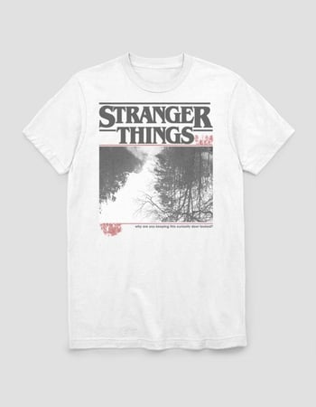 STRANGER THINGS Upside Down Photo Unisex Tee Primary Image