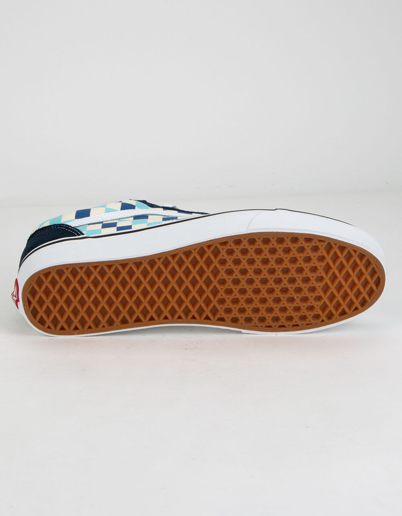 VANS Checkered Old Skool Blue Topaz Shoes image number 5