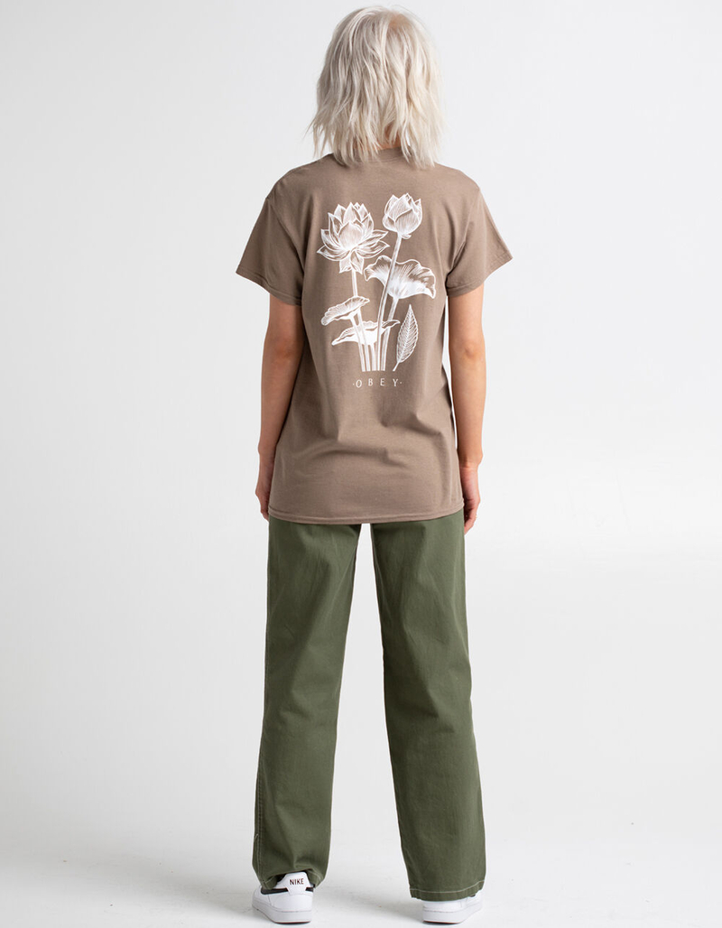 OBEY Lotus Womens Oversized Tee image number 3