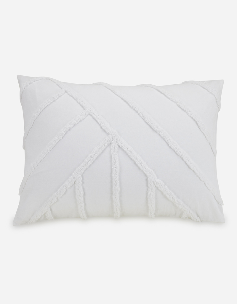 Chenille Chevron Full/Queen Comforter Set image number 3