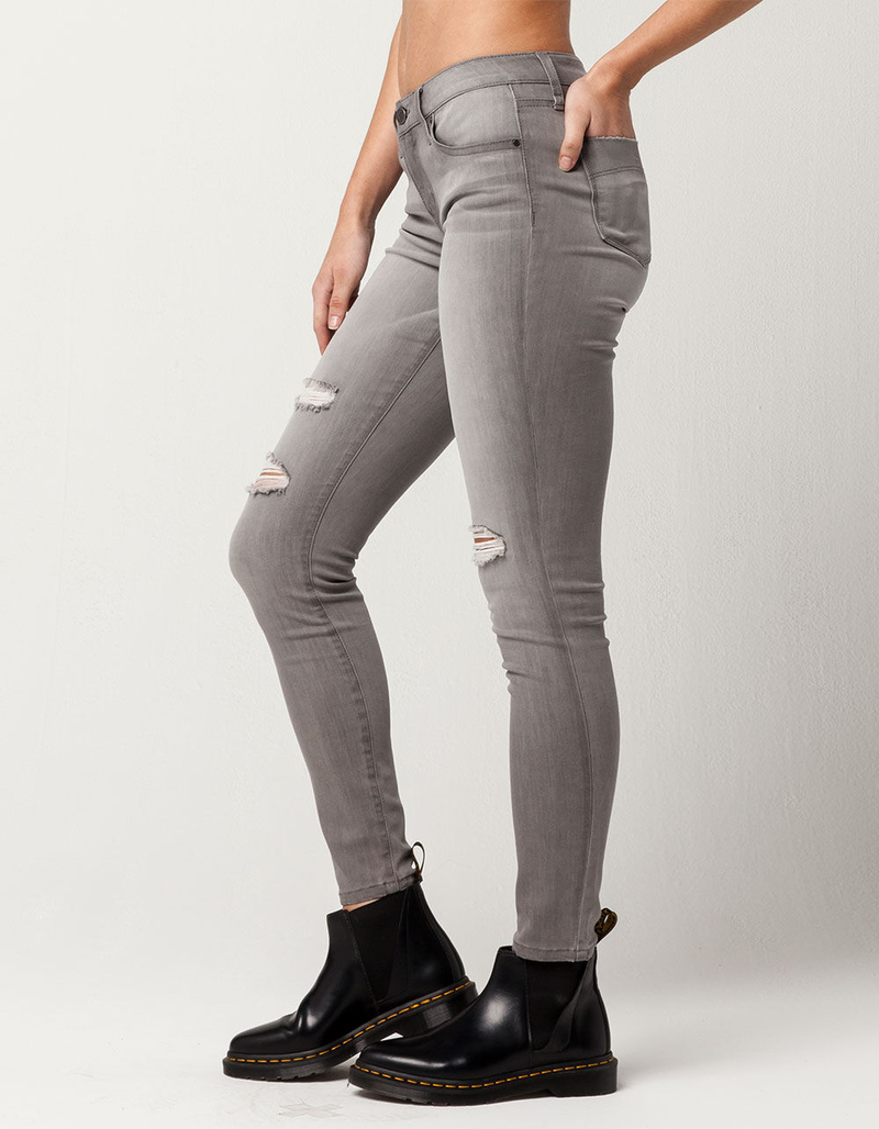 RSQ Ibiza Womens Ripped Skinny Jeans image number 2