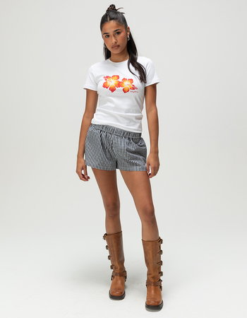 RHYTHM Hibiscus Womens Baby Tee Alternative Image