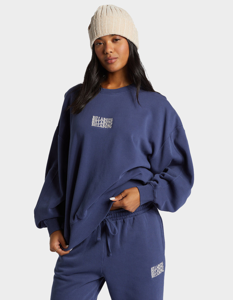 BILLABONG Palmin Kendal Womens Boxy Crewneck Sweatshirt image number 0