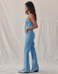 WEST OF MELROSE Womens Denim Jumpsuit image number 3