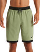 NIKE Funfetti Racer Mens Olive Boardshorts image number 3
